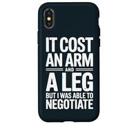 Prosthetic User Arm Amputated Leg Amputee Case for iPhone X/XS