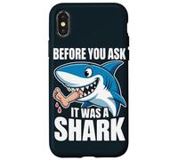 Prosthetic User Funny Amputee Shark Wheelchair Case for iPhone X/XS