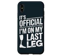 Prosthetic User Last Leg Amputee Case for iPhone XS Max