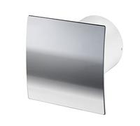Prostko LTD Bathroom Extractor Fan - 100mm, 125mm - Pull Cord, Timer, Humidity Sensor - Silent - Turbo (100mm / 4" Turbo KWT with Pull Cord, Chrome - PEH)