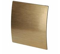 Prostko LTD Bathroom Extractor Fan - 100mm, 125mm - Pull Cord, Timer, Humidity Sensor - Silent - Turbo (125mm / 5" Silent KWS with Humidity Sensor, Gold - PEZ)