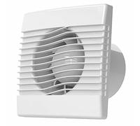 Prostko LTD Bathroom Extractor Fan - 100mm 4" / 120mm 4.7" / 150mm 6" - Pull Cord/Timer/Humidistat/Standard (120mm / 4.72" with Timer)