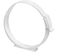 Prostko LTD Duct Mounting Bracket - 125mm/5" Round Tube Holder Hanger Clamp - White