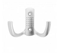 Prostko LTD Satin Double Hook for Hat Robe Coat Cloths - Metal Kitchen - Towel Water-Resistant