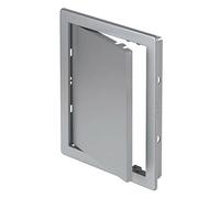 Prostko LTD Silver Access Panel/Grey Inspection Revision Door - Service Point Satin - ABS Material - Size: 6' / 8' / 10' inches. (150mm x 200mm)