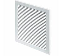 Prostko LTD White Air Vent Grille - 300mm x 300mm / 12'' x 12'' - Ventilation Duct Louvre Cover.
