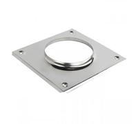 Prostko Stainless Steel Chimney Top Plate Stoves Pipe Collar Duct Hose Fuel Liner. (180mm), Silver