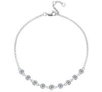 PROSTORY Moissanite 0.9ct D Color D 18K Gold Plated Sterling Silver Solitaire Delicate Precious Stylish Bracelet for Women Birthday Valentine's Day Mother's Day Gift, Standard size, Sterling Silver