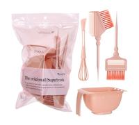 ProStyle Hair Coloring Tools: Dense Brushes & AntiSlip Bowl For StreakFree AtHome Color Results Hair Coloring Brush Set