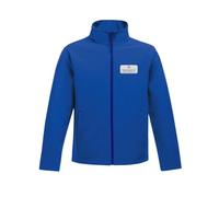 PROSTYLE SPORTS Custom Printed Personalised Softshell Jacket outdoor jacket, office work Gift casual jacket unisex (UK, Alpha, L, Regular, Regular, Royal Blue (Printed Front & Back))