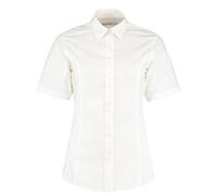 PROSTYLE SPORTS Women's Workwear Oxford Shirt Business Office Shirt Short Sleeve (as8, Numeric, Numeric_8, Regular, Regular, White (Pack of 1))