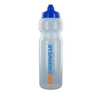 ProSwimwear Title 750ml Water Bottle - White/Blue, BPA-Free, Leak-Proof, Ergonomic, Durable Plastic, Ideal for Sports, Fitness, and Everyday Use