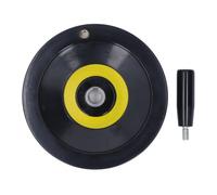 Prosxylate Revolving Handle Hand Wheel 200mm Diameter, Machine Tool Handwheel for Lathe Milling Grinder, Round Ergonomic Hand Crank with 18mm Mounting Hole, Engineering Plastic