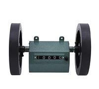 Prosxylate Roll Type Length Meter Counter 5 - Digit 0-9999.9 for Mechanical Transmissions, Stainless Steel Yard and Meter Counter with Reset Button for Textile Film Leather (code counter)