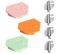 prota 3 PCS Magnetic Seam Guide for Sewing Machine 4 PCS Hem Presser Foot, Magnetic Sewing Machine Guide Multifucntional Seam Guide Hemmer, Polygonal Strong Magnetic Gauge for Most Sewing Machine