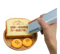 Protable Coffee Printer Printpen Handheld Inkjet Printpen Edible Food Printer Tattoo Mini Printing Pen Latte Art Food Printer Machine for Biscuit Bread Cake Coffee(Red)