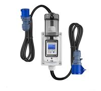 Protable Digital Voltage Current Meter, Waterproof Digital Voltage Current With LED Backlit Display For Electricity Accounting(IP67 with breakers)