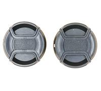 PROtastic® 49mm Lens Caps (Pack Of 2) - Spring Loaded Pinch Cap Wont Fall Off. Fits Nikon, Canon, Pentax etc. LC-49 E-49