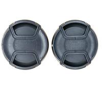 PROtastic® 77mm Lens Caps (Pack Of 2) - Spring Loaded Pinch Cap Wont Fall Off. Fits Nikon, Canon, Pentax etc. LC-77 E-77 O-LC77