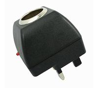 PROtastic AC to DC Converter; 220V Mains to 12V 500mA Car Cigarette Lighter Socket Power Adapter Charger To UK Household Plug, Power Car Accessories In Your Home.