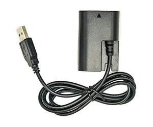 PROtastic DR-E6 Dummy Battery Coupler > 5V USB DSLR Adapter for Canon 5D Mk III/5D Mk II/6D/7D/60D/60Da WITH CHIP - Great for long shoots like Astro & Timelapse, Power With A USB Battery