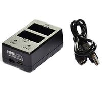 PROtastic® Dual USB Battery Charger for GoPro Hero 3/3+