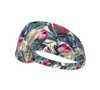Protea Paradise Printed,Sports Sweatband for Unisex Multi Headband Elastic Exercise Hairband