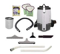ProTeam Backpack Vacuums, ProVac FS 6 Commercial Backpack Vacuum with HEPA Media Filtration and Restaurant Tool Kit, 6 Quart, Corded