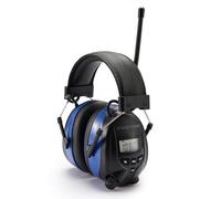 PROTEAR Rechargeable Ear Defenders with Bluetooth, FM/AM Digital Radio and Built-in Microphone, Ear Protector with Hands-Free Calling, Wireless Headphones for Working and Industrial, SNR 30dB