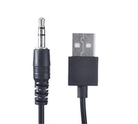 PROTEAR USB to DC Cable for Headphones,3.5mm Male AUX Audio Jack to USB 2.0 Male Charge Cable Adapter Foreo Rechargeable Headphones or Rechargeable Personal Device 3.5mm MP3 MP4