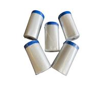 ProTec 2100mm x 20m Drop Down Film Tape Roll (5 Pack) - Waterproof/Dust Proof/Painters/Plasterers/Renderers Tape