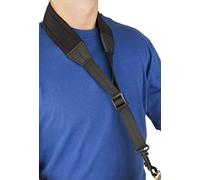 Protec 24" (Tall) Padded Neoprene Saxophone Neck Strap with Plastic Swivel Snap (Black), Model N305P