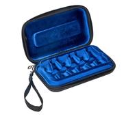 ProTec 6 Piece Black Zip Trumpet Mouthpiece, Black