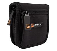 Protec A220 Small Brass Double Mouthpiece Pouch with Zip