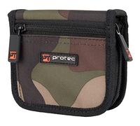 ProTec Double Trombone Mouthpiece Pouch with Zipper Closure, Model A222CAMO