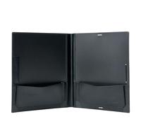 Protec Fusion Music Folder with Elastic Band Closure, Black, Model F4E