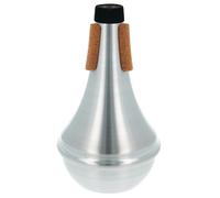 ML100 Liberty Aluminum Mute for Straight Trumpet,Silver