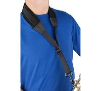 Protec N305M 24 inch Padded Neoprene Saxophone Neck Strap with Metal Snap - Black