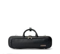Protec Rumi Flute Leatherette PRO PAC Case with Large Exterior Pocket and Shoulder Strap (Fits B or C Foot), Black, Model RU308