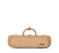 Protec Rumi Flute Leatherette PRO PAC Case with Large Exterior Pocket and Shoulder Strap (Fits B or C Foot), Latte, Model RU308LT