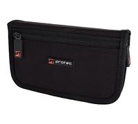 Protec Trumpet/Small Brass Multiple (4-Piece) Nylon Mouthpiece Pouch with Zipper Closure, Model A221ZIP,Black