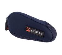 ProTec Trumpet/Small Brass Single Neoprene Mouthpiece Pouch with Zipper Closure - Blue, Model N203BX