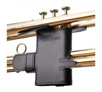 Protec VL226SP Vegan Leather 6-Point Trumpet Valve Guard Black