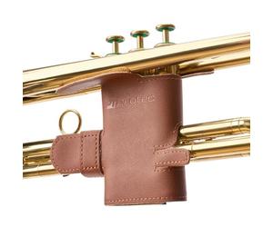 Protec VL226SPCC Trumpet Valve Guard - Vegan Leather, 6-Point (Cocoa)