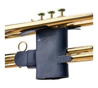 Protec VL226SPNB Trumpet Valve Guard - Vegan Leather, 6-Point (Navy Blue)