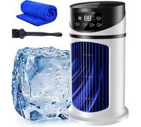 Protecair Air Conditioner, Protec Air Portable Air Conditioner with 6 Wind Speeds & 3 Cool Mists, For Bedroom, Office - Beat the Heat Instantly, Quiet Cooler That Runs, Feels like a Glacier (1Pcs)