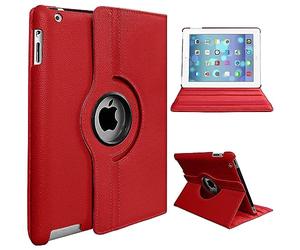 PROTech 360 Rotate Case for iPad 9.7-Inch Air 1 (2013), iPad Air 2 (2014), iPad 5th (2017) iPad 6th (2018) Auto Sleep/Wake, Lightweight Protective Tablet Cover (Red)