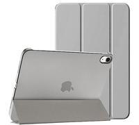 PROTech Case for iPad 10th Generation Case 2022, Slim Stand Cover for iPad 10th Gen 10.9 inch, Support Touch ID, Auto Wake/Sleep Smart Shell with Translucent Back (Grey)