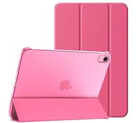 PROTech Case for iPad 10th Generation Case 2022, Slim Stand Cover for iPad 10th Gen 10.9 inch, Support Touch ID, Auto Wake/Sleep Smart Shell with Translucent Back (Pink)