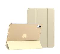 PROTech Case for iPad (A16)11th Generation 2025/iPad 10th Generation 2022 10.9", Slim Stand Cover with Hard Translucent Back, Auto Wake/Sleep (Gold)